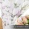 Floral Sheer Curtains – Purple Cherry Blossom & Butterfly Print, 54x84", Set of 2 (Purple)
